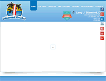 Tablet Screenshot of mydiamonddental.com